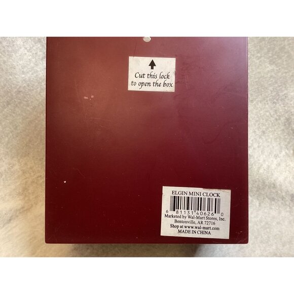 Elgin Collectable Mini Clock Bear Figurine - Picture 4 of 4